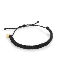 Pura Vida | Black Braided Bracelet | Lyst