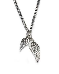 King Baby Studio | Metallic Double Wing Pendant Necklace | Lyst