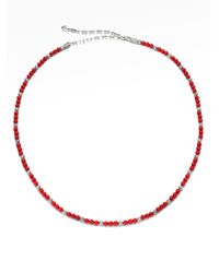 John Hardy | Red Sterling Silver Necklace/onyx | Lyst