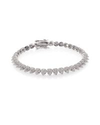 Eddie Borgo | Metallic Pave Crystal Mini Cone Bracelet/silvertone | Lyst