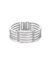 Adriana Orsini | Metallic Open Pave Bracelet | Lyst