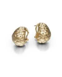 John Hardy | Metallic Kali 18k Yellow Gold Buddha Belly Earrings | Lyst