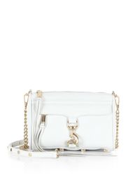 Rebecca Minkoff | White Mini Mac Convertible Crossbody Bag | Lyst