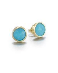 Marco Bicego | Metallic Jaipur Resort Turquoise & 18k Yellow Gold Stud Earrings | Lyst