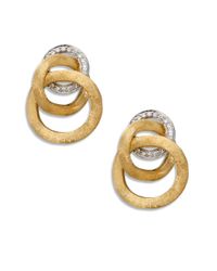 Marco Bicego | Metallic Jaipur Link Diamond & 18k Yellow Gold Earrings | Lyst