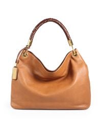 Michael Kors | Brown Skorpios Large Leather Hobo Bag | Lyst