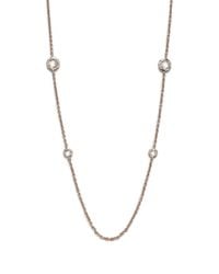 Ippolita | Metallic Rose Rock Candy Clear Quartz Graduated Lollipop Station Necklace | Lyst