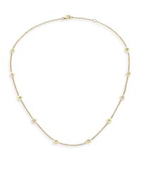 Ron Hami | Metallic Rain Diamond & 18k Yellow Gold Organic Station Necklace | Lyst