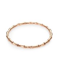 Gucci | Metallic Bamboo 18k Rose Gold Thin Bracelet | Lyst