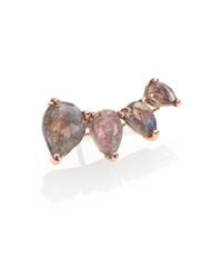 Jacquie Aiche | Pink Labradorite & 14k Rose Gold Graduated Single Ear Cuff | Lyst