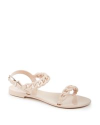 Givenchy | Natural Nea Jelly Flat Sandals | Lyst