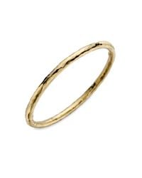 Roberto Coin | Metallic Martellato 18k Yellow Gold Bangle Bracelet | Lyst