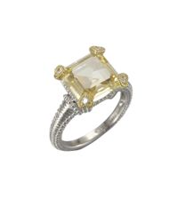 Judith Ripka | Yellow Crystal & Sterling Silver Ring | Lyst