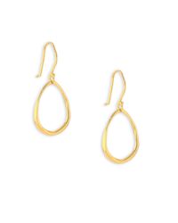 Ippolita | Metallic Glamazon 18k Yellow Gold Mini Squiggle Oval Drop Earrings | Lyst