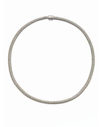 John Hardy | Metallic Classic Chain Diamond & Sterling Silver Extra-small Necklace/18 | Lyst