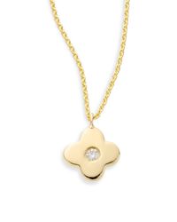 KC Designs | Metallic Diamond & 14k Yellow Gold Teardrop Pendant Necklace | Lyst