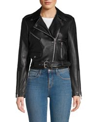 Walter Baker Black Ellette Leather Jacket