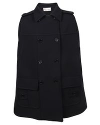RED Valentino - Black Cappa - Lyst