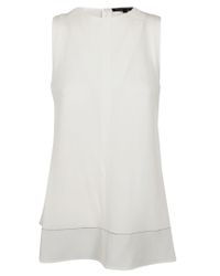 Proenza Schouler - White Flared Top - Lyst