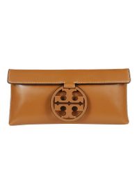 Tory Burch - Brown Miller Clutch - Lyst