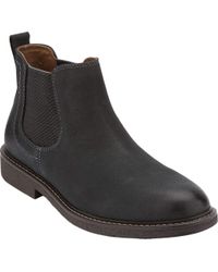 Lyst - Dockers Stanwell Plain Toe Chelsea Boot in Black for Men