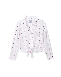 Rails - White Val Blouse Lipstick Hearts - Lyst