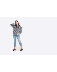 DEMYLEE - Blue Maxwell Stripe Turtleneck Sweater - Lyst