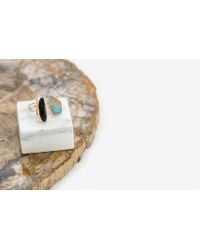 Melissa Joy Manning - Black One Of A Kind Double Banded Ring - Lyst