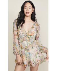 Zimmermann Multicolor Ninety-six Flutter Playsuit