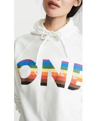 Rebecca Minkoff Multicolor Pride Rainbow Hoodie