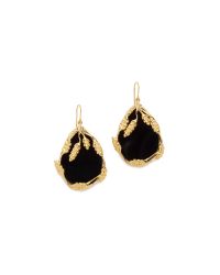 Aurelie Bidermann | Black Francoise Onyx Drop Earrings | Lyst