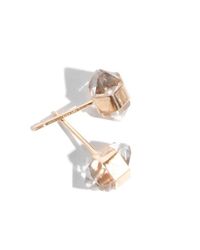 Melissa Joy Manning - Metallic Bezel Wrapped Herkimer Diamond Earrings - Lyst