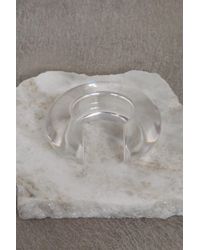 Lizzie Fortunato - Metallic Arc Cuff In Clear - Lyst