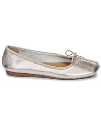 Clarks Freckle Ice Women's Shoes (pumps / Ballerinas) In Silver in ...