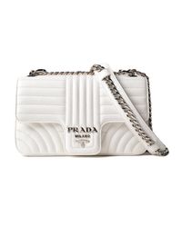 Prada - Multicolor Soft Calf Impunture Shoulder Bag - Lyst