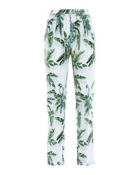 Stella McCartney - Blue Christine Troussers Birds - Lyst