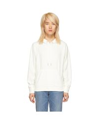 Pull a capuche blanc Inside Out Rag & Bone en coloris White