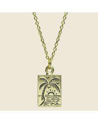 Lhn Jewelry - Metallic Paradise Necklace - Brass for Men - Lyst