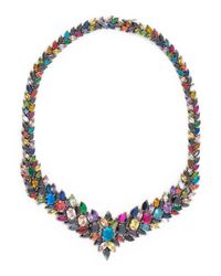 Iosselliani - Blue Mandala Multicolor Stone Necklace - Lyst