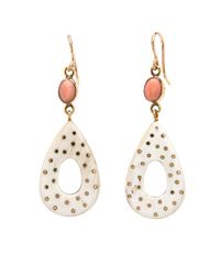 Ashley Pittman - Multicolor Bendi Light Horn With Coral Earrings - Lyst