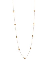 Coomi - Metallic Diamond Eternity Opera Link Necklace - Lyst