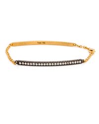 Yossi Harari - Metallic Lilah Id Diamond Bracelet - Lyst
