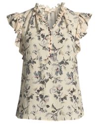 Rebecca Taylor - Natural Vanilla Sofia Top - Lyst