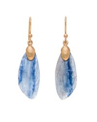 Ted Muehling - Blue Hand Cut Kyanite Wing Earrings - Lyst