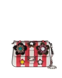 Fendi | Black Micro 'double Baguette' Crossbody Bag | Lyst