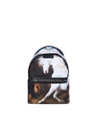 Stella McCartney - Black Stubbs Falabella Go Backpack - Lyst