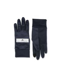 Adidas By Stella McCartney - Blue Black Running Gloves - Lyst