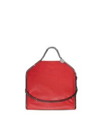 Stella McCartney | Red Cherry Falabella Shaggy Deer Fold Over Tote | Lyst