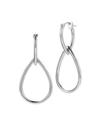 Elizabeth and James | Metallic Cannon Earrings In Silver | Lyst
