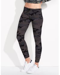 Sundry - Gray Camo Skinny Sweatpant - Lyst